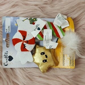 Brand New OUR PET'S HOLIDAY INSPIRED CATNIP Cat Toy-3CT